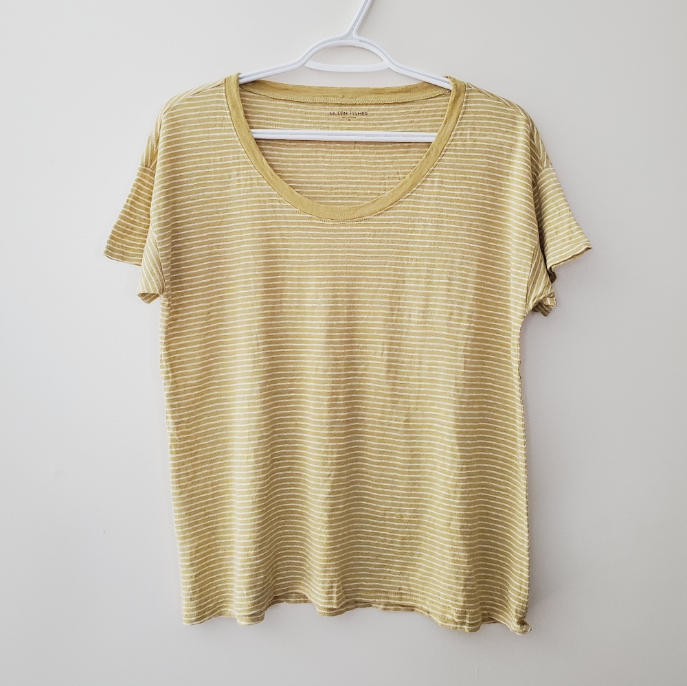 Eileen Fisher Organic Linen T Shirt